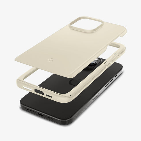 ACS06544 - iPhone 15 Pro Max Case Thin Fit in black showing the back
